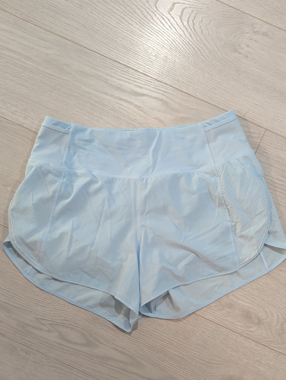 Lululemon Light Blue Women's Athletic Running Shorts